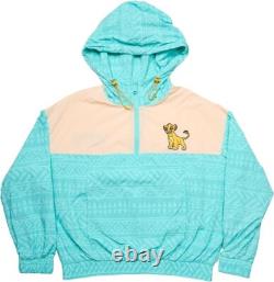 Loungefly The Lion King Windbreaker Jacket Disney Large New WDJK0009L
