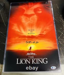 MATTHEW BRODERICK Signed 11x17 Disney Lion King Autograph Beckett Cert Witness
