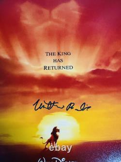 MATTHEW BRODERICK Signed 11x17 Disney Lion King Autograph Beckett Cert Witness