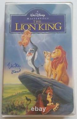 Matthew Broderick Signed Walt Disney The Lion King Simba Vhs Bas Coa Auto
