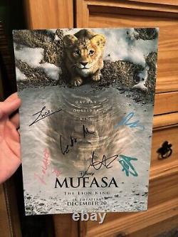 Mufasa' Lion King' Signed Movie Photo