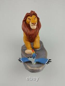 Mufasa & Zazu The Lion King Disney Store Figurine Figure Porcelain