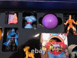 NESTLE MAGIC BALL DISNEY FIGURES COMPLETE SET LION KING HERCULES ALADDIN Rare