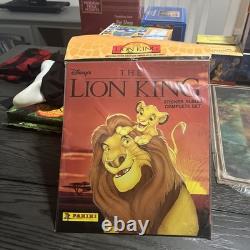 NEW COMPLETE SET UNOPENED Disney Lion King Album & Stickers Panini Make A Offer