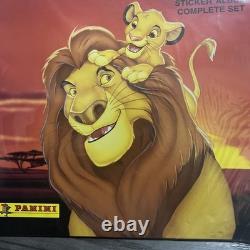 NEW COMPLETE SET UNOPENED Disney Lion King Album & Stickers Panini Make A Offer