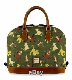 NEW Disney Parks Dooney & Bourke The Lion King Zip Satchel Handbag Purse Bag