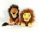 New Disney Store Adult Simba & Scar Plush Set The Lion King Disney Parks 2011
