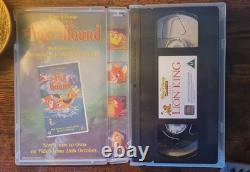 NEW SEALED! The Lion King Walt Disney Classics PAL UK VHS with Original Booklet