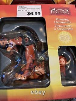 NIB Lot 9 Enesco Vintage Disney The Lion King Hanging Christmas Xmas Ornament