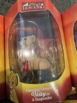 NIB Lot 9 Enesco Vintage Disney The Lion King Hanging Christmas Xmas Ornament