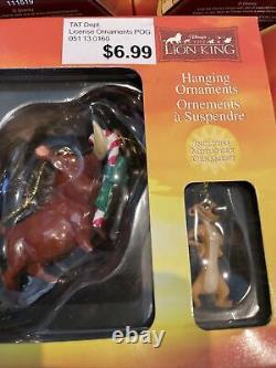 NIB Lot 9 Enesco Vintage Disney The Lion King Hanging Christmas Xmas Ornament