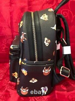 NWOT Disney Loungefly Lion King Mini backpack Simba Mini Heads RETIRED