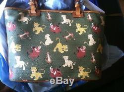 NWT Disney Parks DOONEY & BOURKE The Lion King TOTE BAG IN HAND SALE