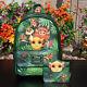 Nwt Loungefly Disney The Lion King Tropical Trio Mini Backpack & Cardholder