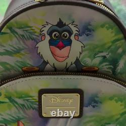 NWT Loungefly Disney's The Lion King Chibi Mini Backpack Simba Timon Pumba