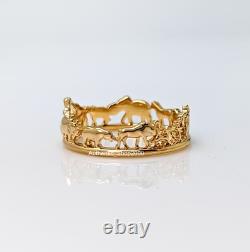 New 100% Authentic PANDORA 14k Gold Plated Disney The Lion King Ring 163362C00