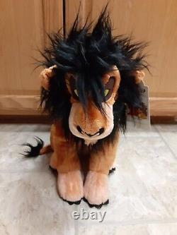 New Build A Bear DISNEY The Lion King STUFFED SCAR withSound BE PREPARED