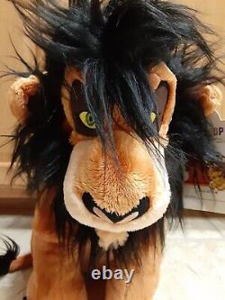 New Build A Bear DISNEY The Lion King STUFFED SCAR withSound BE PREPARED