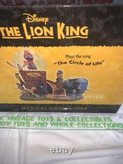 New Disney Lion King Broadway Original Snow Globe With Music Box U. S. A. Seller