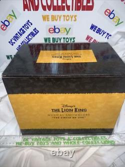 New Disney Lion King Broadway Original Snow Globe With Music Box U. S. A. Seller