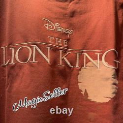 New Disney Parks The Lion King Red Pullover Sweater Size XL
