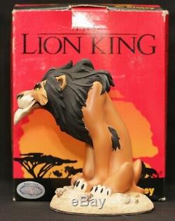 New Extremely Rare! Walt Disney The Lion King Scar Hand Painted Figurine Statue