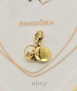 New Genuine Pandora x Disney Shine Gold Circle of Life Lion King Charm 768639C01