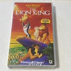 New & Sealed VHS The Lion King Walt Disney Classics Tape With Original Booklet