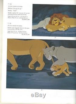 Org. Disney Production Cel Set-up Production Background The Lion King Simba Nala