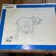 Original Disney Production Drawing The Lion King Sleeping In Tree. Signed