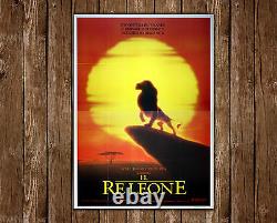 Original Movie Poster Il Re Leone 140x200 CM The Lion King Walt Disney