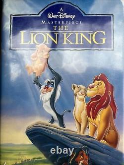 Original! Rare! The Lion King Vhs (walt Disney Masterpiece Collection) 1994