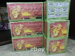 Panini Disney The Lion King 6 Sealed Boxes Lot (re leone) box contains 100 pack