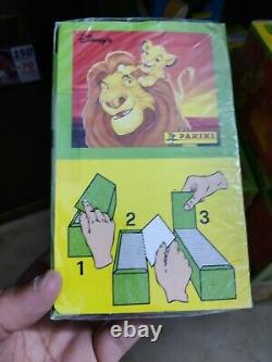 Panini Disney The Lion King 6 Sealed Boxes Lot (re leone) box contains 100 pack