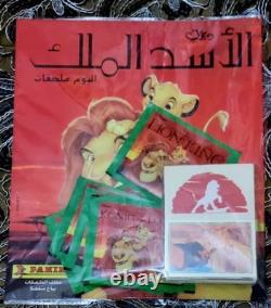 Panini Disney's Lion King Full Set+ EMPTY ALBUM Arabic + 5 Packs