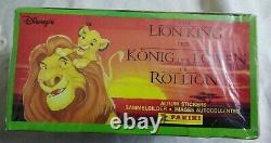 Panini WHOLESALE DISNEY (LION KING) 1994 6 x Sealed Boxes each 100 Packets RARE