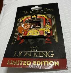 Piece of Disney Movies Pin The Lion King Simba & Scar Film Rare LE 2000 PODM