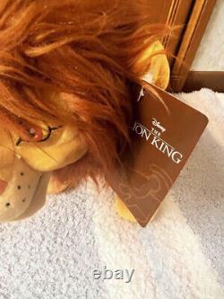 Plush Simba Scar Lion King Disney Store Tag Set from Japan 37cm 28cm