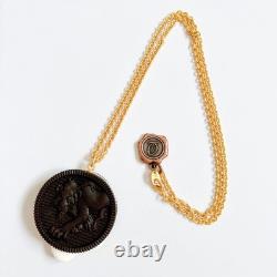 Q-pot Disney Lion King Scar Cocoa Cookie Pendant Necklace New Japan