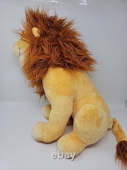 RARE 2011 Disney Store Lion King Adult Simba & Nala Large 18 Collectible Plush
