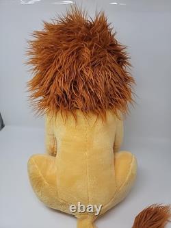 RARE 2011 Disney Store Lion King Adult Simba & Nala Large 18 Collectible Plush