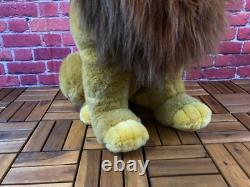 RARE DISNEY STORE THE LION KING Large MUFASA SIMBA Stuffed Plush TOY 26 Tall