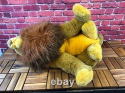 RARE DISNEY STORE THE LION KING Large MUFASA SIMBA Stuffed Plush TOY 26 Tall
