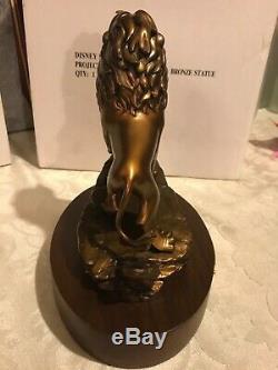 RARE! Disney Cast Member Bronze Service Award 20 Years Simba Lion King Figurine