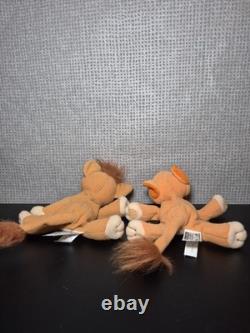 RARE Disney Lion King 2 Simba's Pride Plush Vitani & Kiara Set (Vintage 1998)