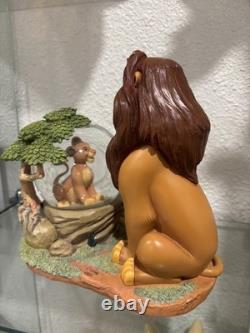 RARE Disney Lion King Mufasa / Simba Snowglobe Can't Wait to be King
