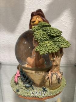 RARE Disney Lion King Mufasa / Simba Snowglobe Can't Wait to be King