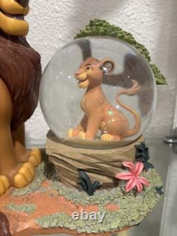 RARE Disney Lion King Mufasa / Simba Snowglobe Can't Wait to be King