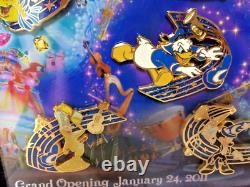 RARE Disney PhilharMagic Lion King Simba Little Mermaid Framed Japan Pin Set