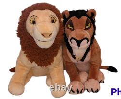 RARE Disney Store Lion King Hyena SHENZI BANZAI ED Plush Lot withSCAR & MUFASA
